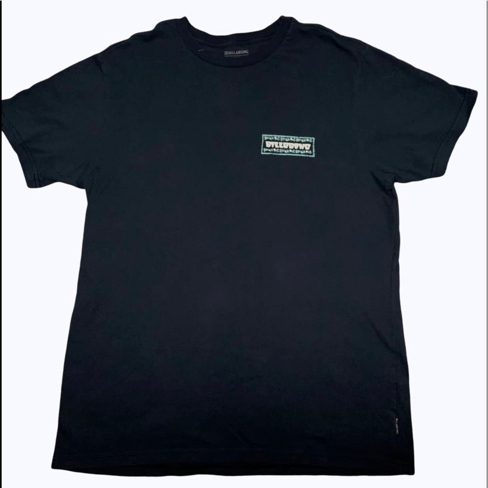 Billabong Navy Blue with Mint Green Accents Shirt